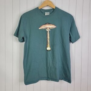Vintage Boho mushroom Cotton T Shirt